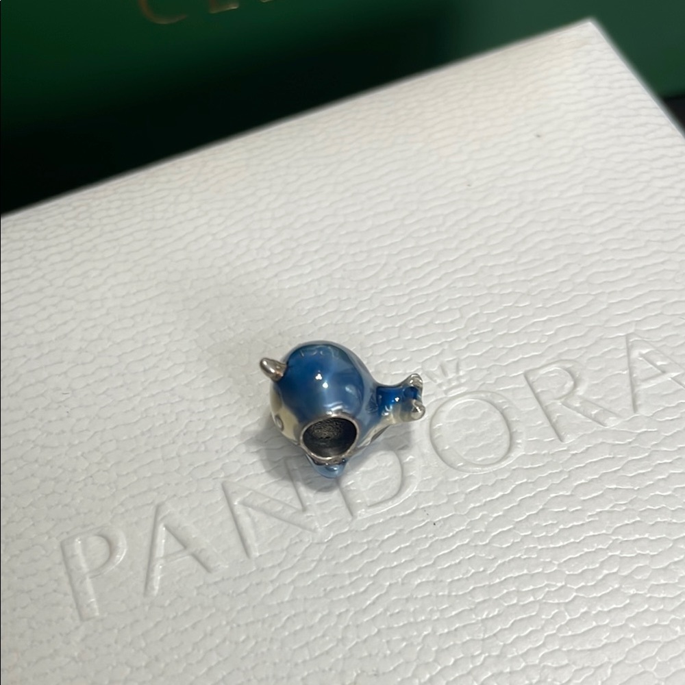 Pandora Blue Narwhal Charm - Picture 5 of 5